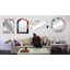 Blue Cherry Blossom Branch In China I - Miroir mural traditionnel-296145145