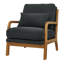 Chaise longue en bois massif-131146268