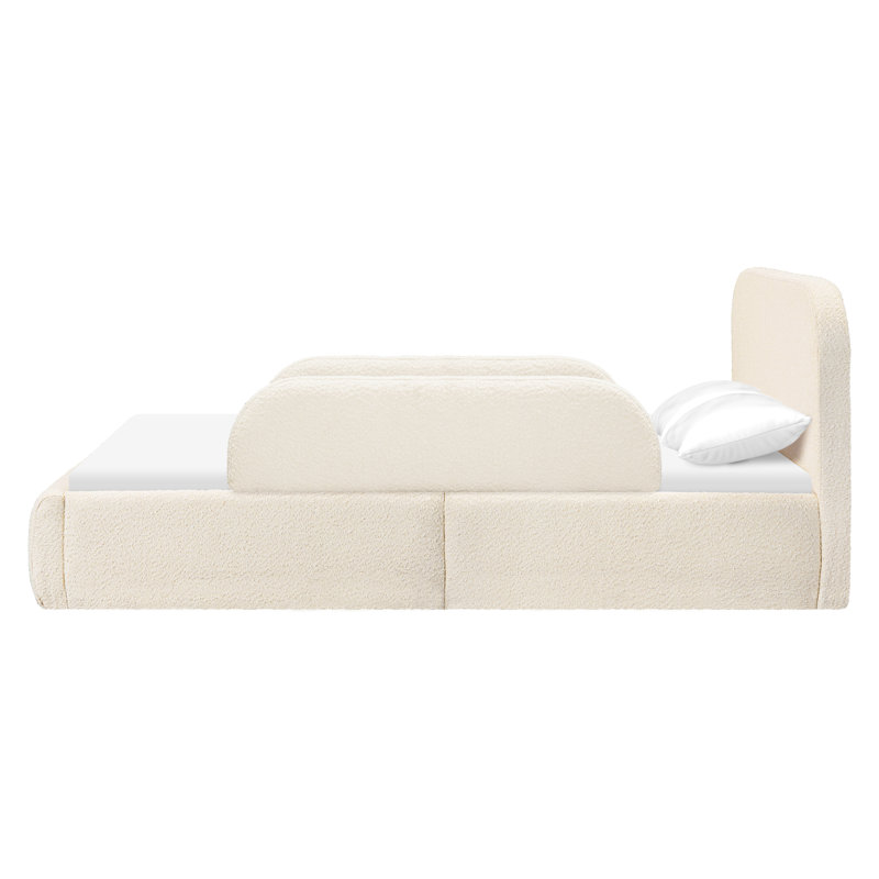 Nara Twin Bed, Performance Ivory Boucle, Full