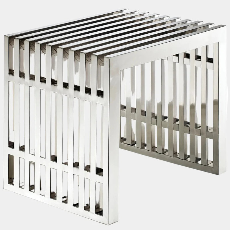 Table de bout en acier inoxydable Selveta