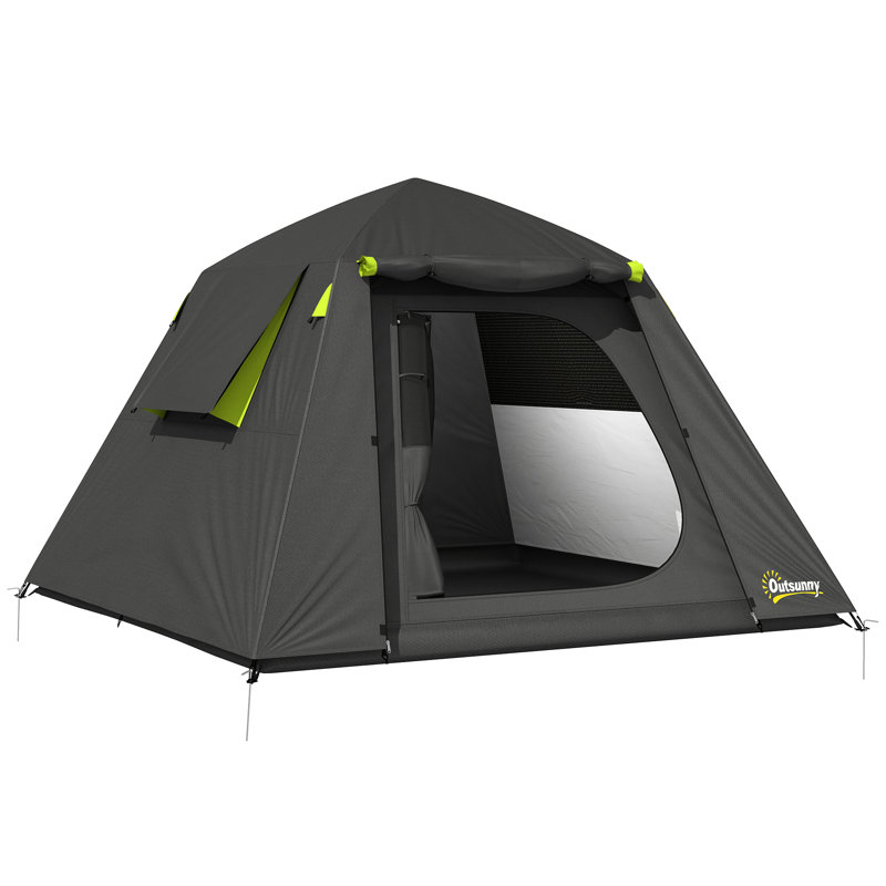 2 Person Tent, Grey/Green