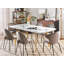 Balmer Extendable Metal Base Dining Table-419964935