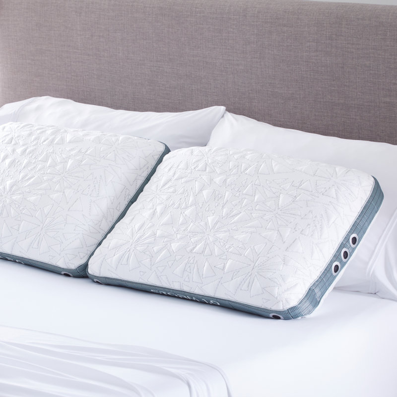 White Memory Foam Cooling Performance Pillow