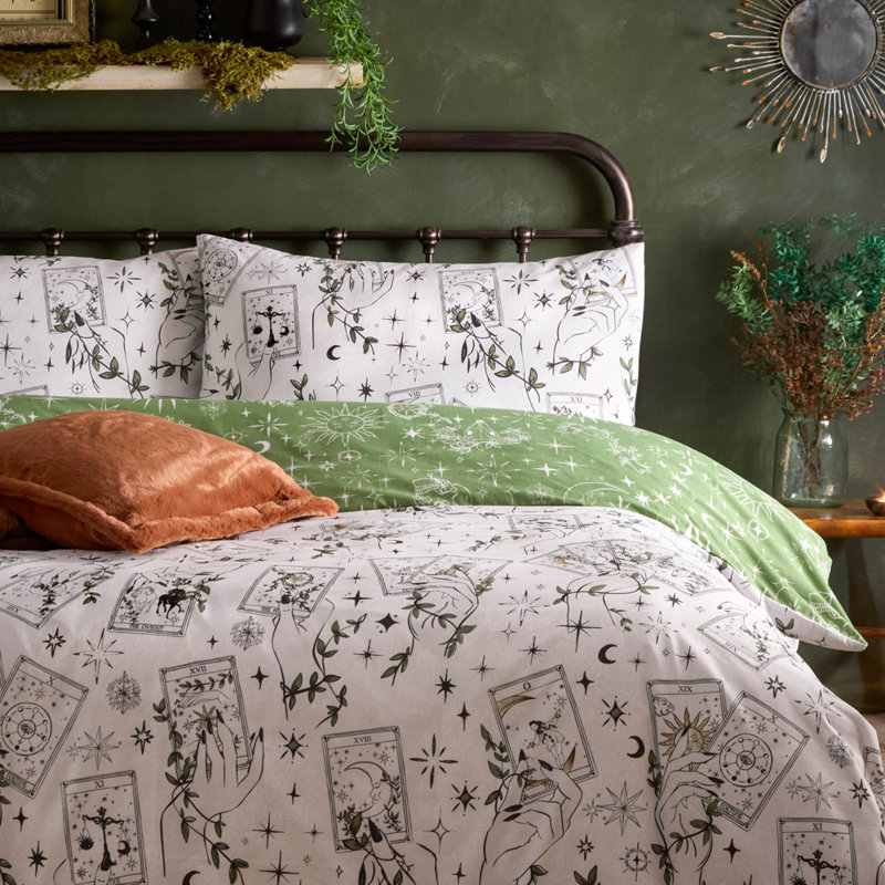 Celestial Stories Polycotton Floral Duvet Cover Set with Pillowcases Included