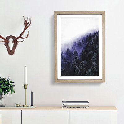 Forest Fog in Germany - Picture Frame Painting Print