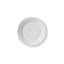 White Fluted Full Lace Dessert Plate 7.48"