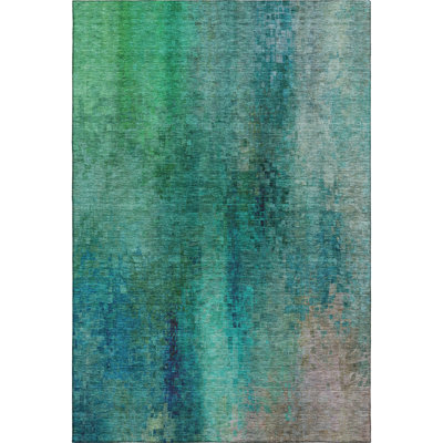 Premium Machine Washable Mayfield AMF2241 Abstract Rug