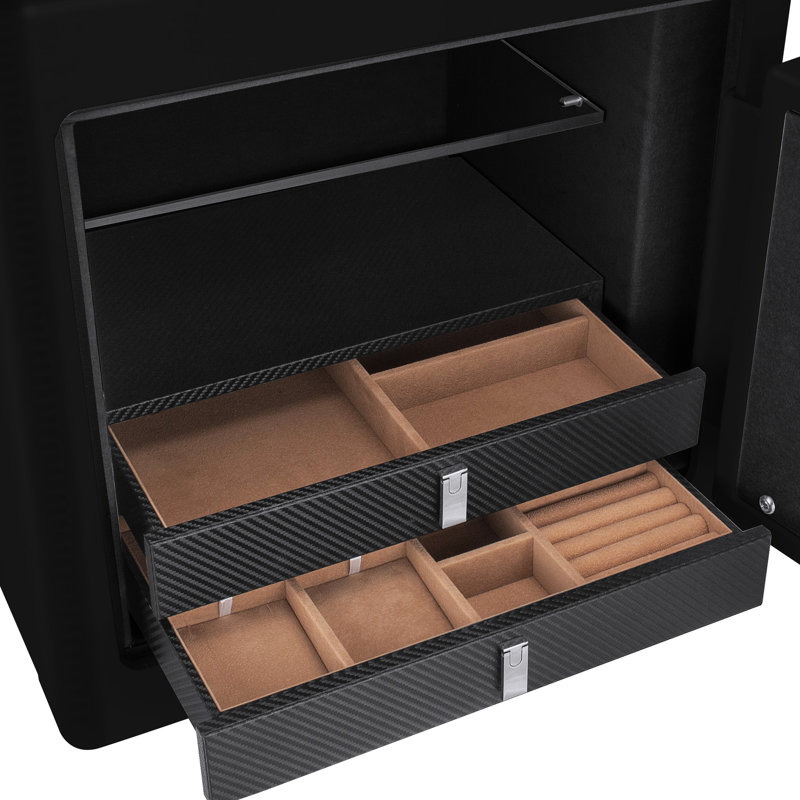 Porte-objets de valeur - 1,01 pi³ noir avec système de verrouillage