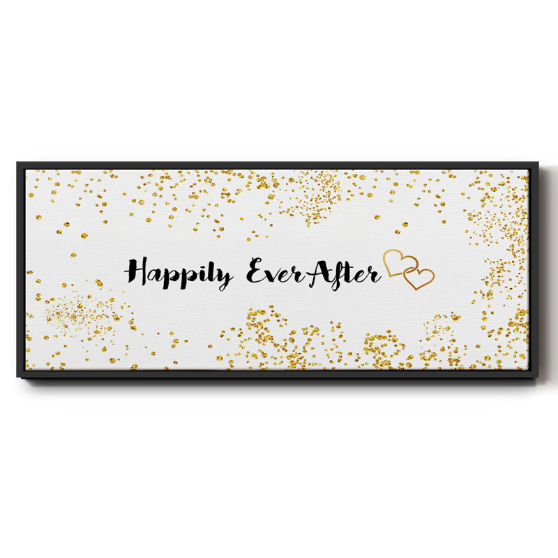 Happily Ever After - toile encadrée, H 24 po x l 60 po