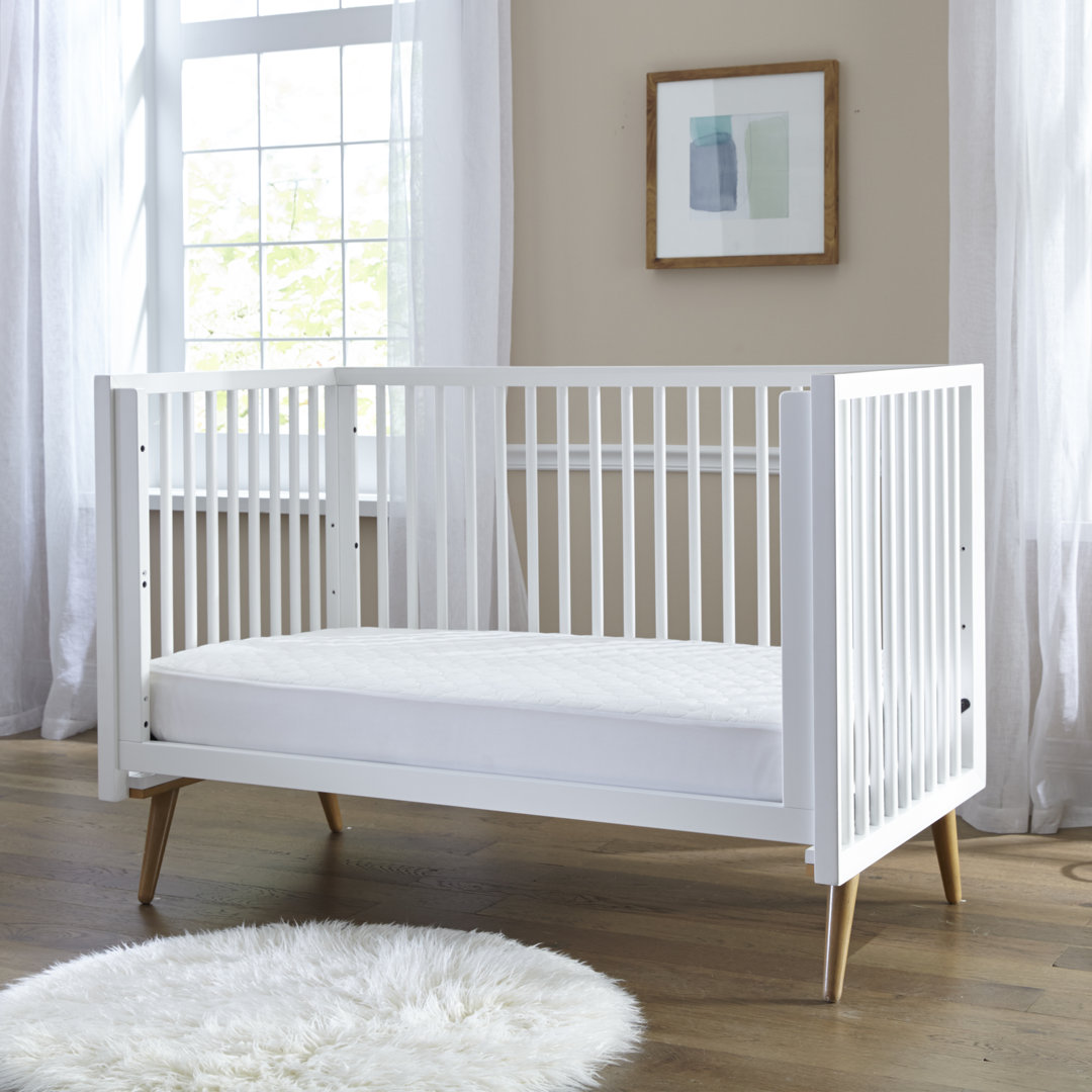 Sealy Baby Stain Protection Waterproof Fitted Baby Crib Mattress Protector Crib Mattress Pad Topper for Crib Mattresses and Toddler Beds, Machine Washable and Dryer Friendly, 52" x 28" Sealy Baby