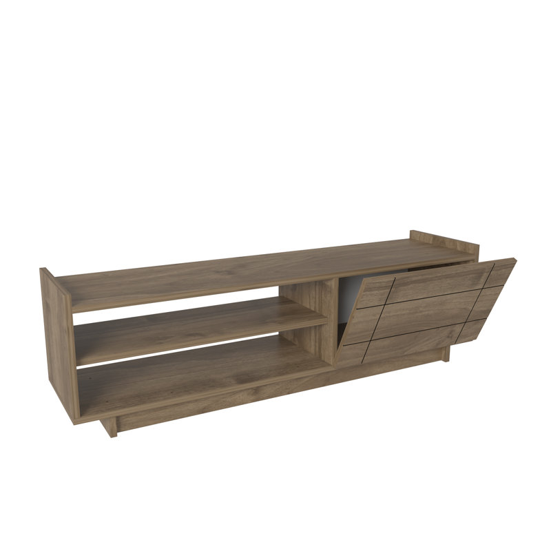 Valantina 55" TV Stand for TVs, Walnut