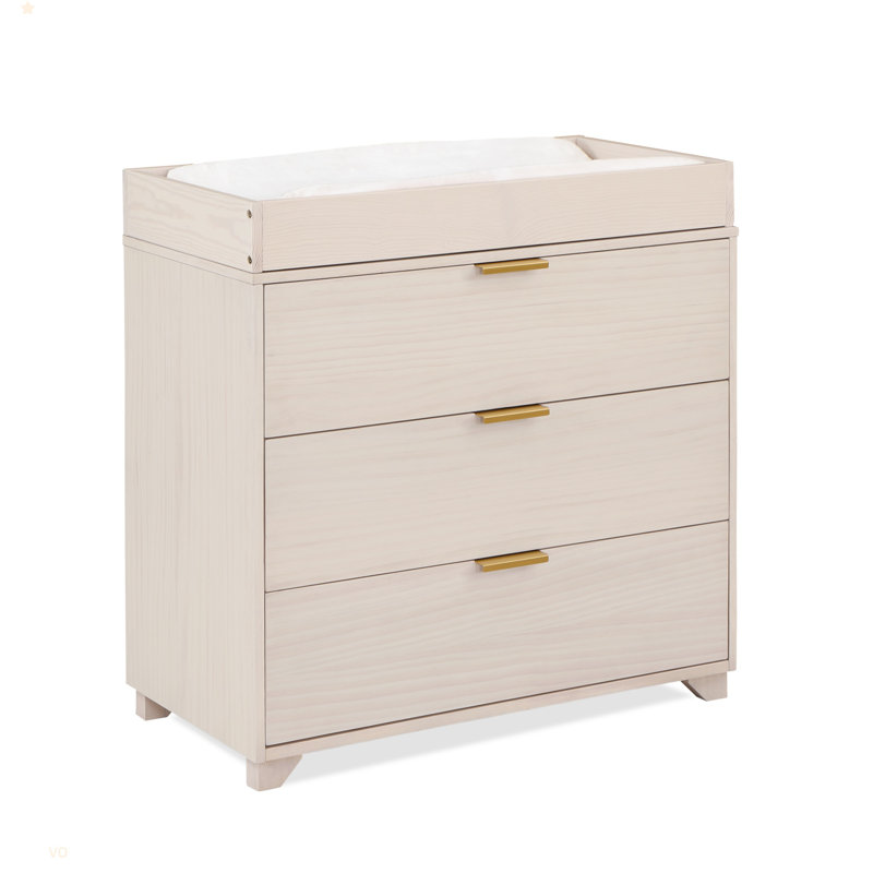 Commode 3 tiroirs Pixie, Naturel