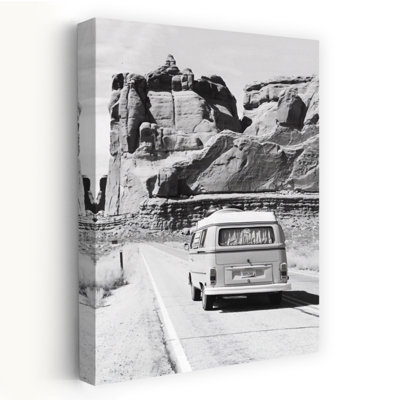 Road Trip BW, art mural contemporain
