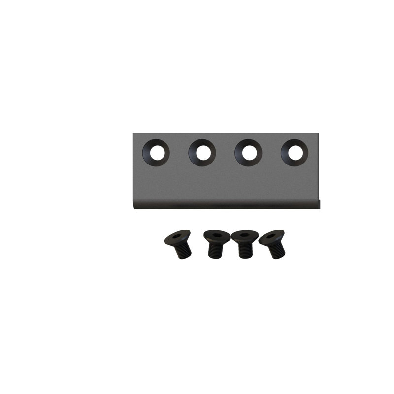 Barn Door Track Connector, Black