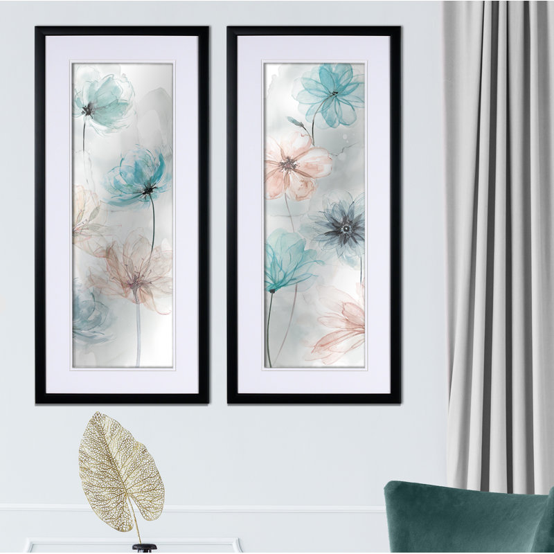 " Transparent Rain " 2 - Pieces