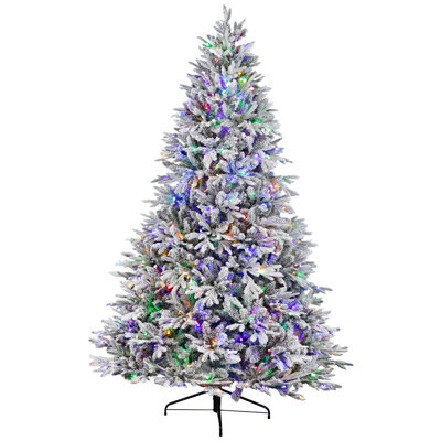 Real Touch™ Artificial Pine Christmas Tree with Lights
