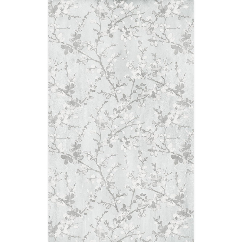 Bordure florale pelez et collez, L 120 po x l 72 po