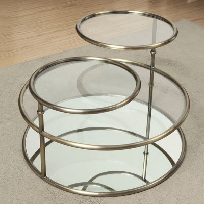 Blandain Glass Top Single Coffee Table