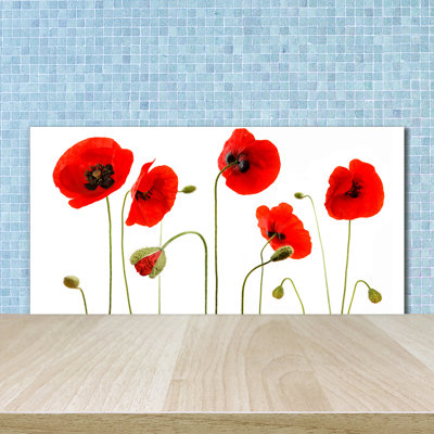 Lorah 50cm W x 100cm L Glass Peel and Stick Panel