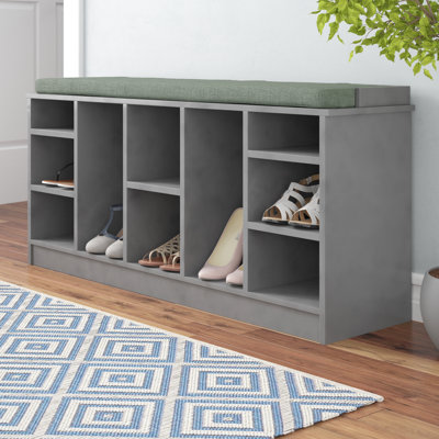 10 Pair Shoe Storage Bench