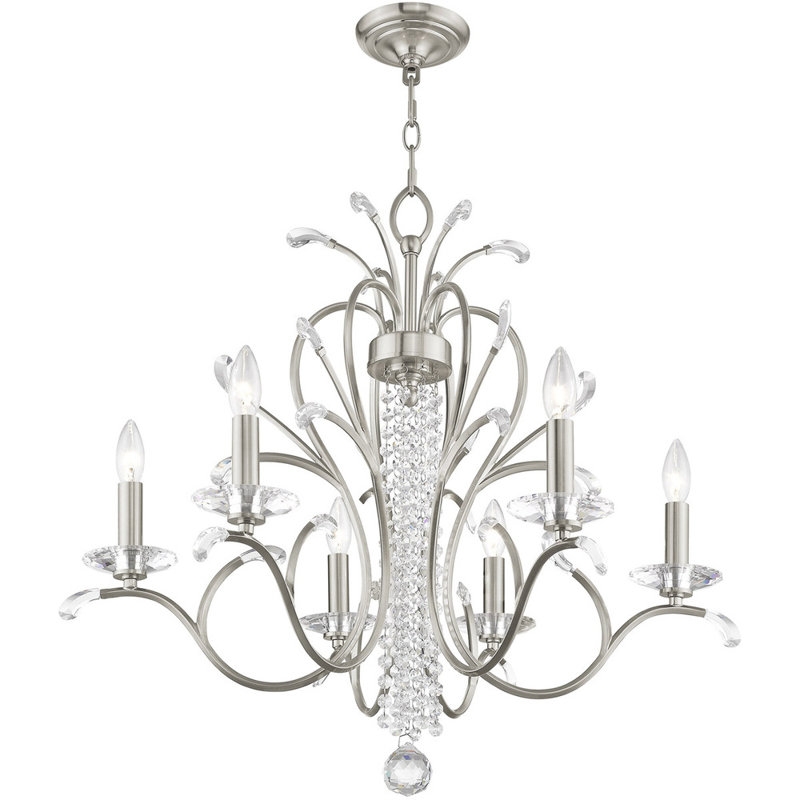 Everlea Candle Chandelier, Venetian Golden Bronze, 4