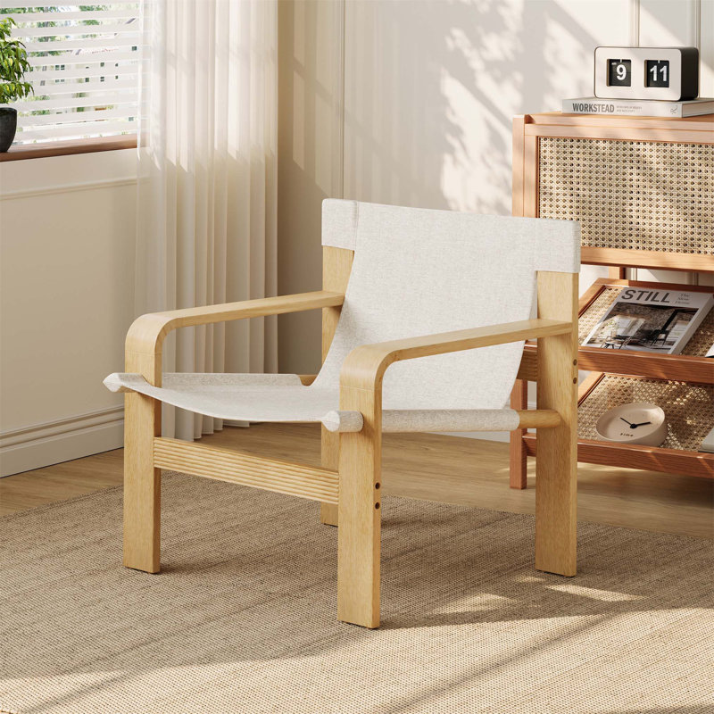 Fauteuil d'appoint Accent Chair, Blanc, 1 chaise