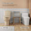 Toilette une pièce kaki 17 po ADA-132835965