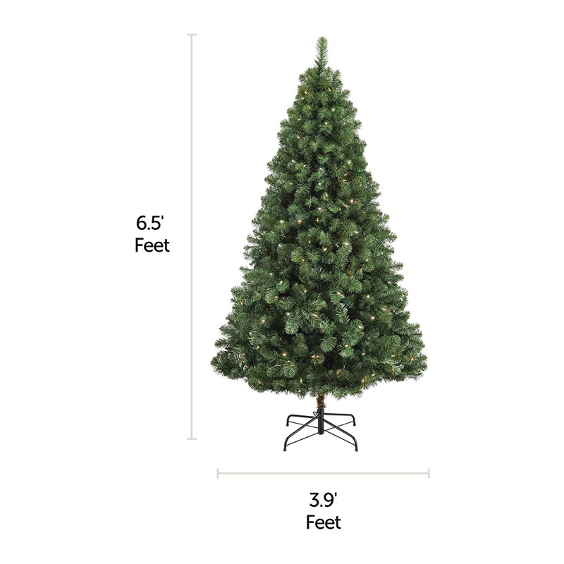 78' Lighted Pine Christmas Tree