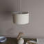 Linen Blend Drum Pendant Shade-311245122
