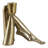Modern Candle Holder with Sculptural Legs – Decorative Candle Holders for Dining Table Centerpiece, Shelf Decor, Home Office, or Entryway Accent – Unique Tabletop Candle Holder for Contemporary Home Styling – Gold-1703183764