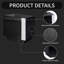 Table de bout avec rangement Bhhatu Highgloss, noir-777915797