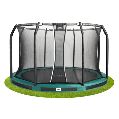 Salta Premium Ground Including Safety Net 366cm - Green