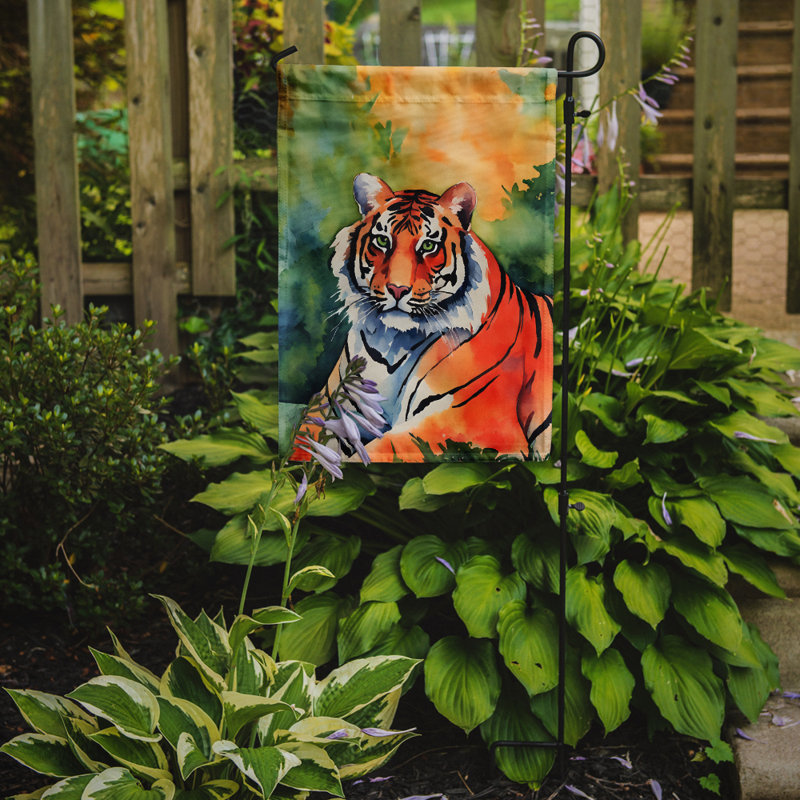 Drapeau de jardin en polyester double face H 15,5 po x l 11,25 po