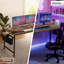 Ensemble de bureau et chaise de bureau 2 pièces-1603275644
