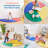 ECR4Kids SoftZone All-Around Activity Mat, Reading Nook, 4-Piece-102385503