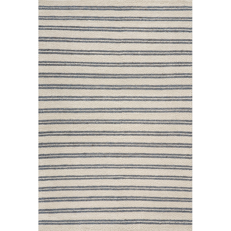 Tapis rayé moderne Venit, Tapis de couloir 2 pi 6 po x 8 pi