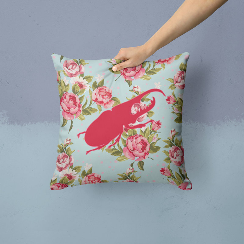 Coussin décoratif intérieur / extérieur Beetle, H 14 po x l 14 po x P 4 po