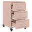 Aneyah 36cm W Steel Bedside Table-447055223