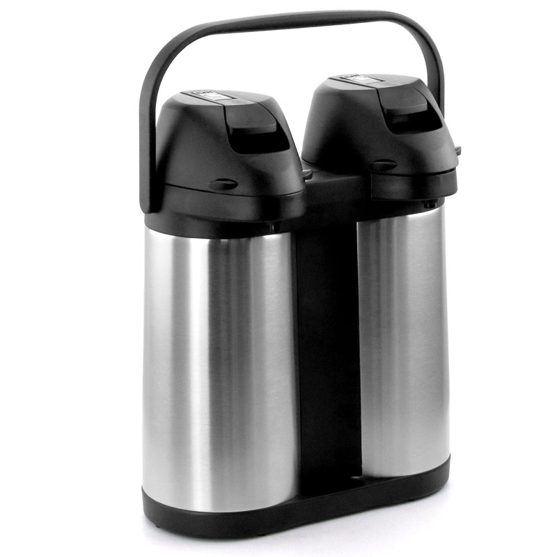 Airpot en acier inoxydable 8 gobelets