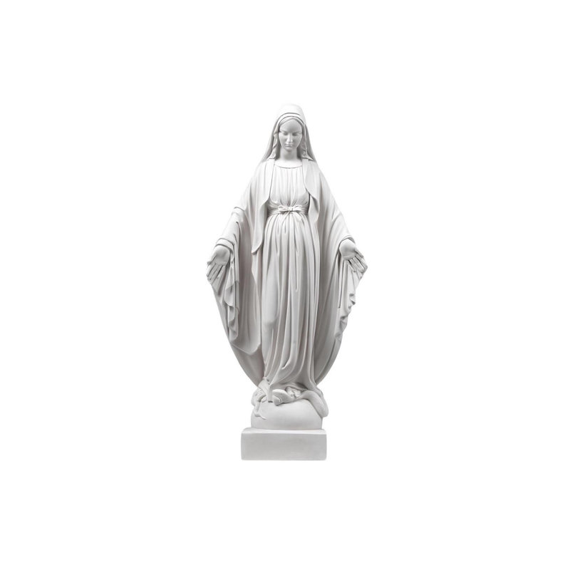 Élégant objet décoratif, polyester blanc, 17,7 po x 8,3 po | Matériau 100% polyester durable, parfait pour la décoration intérieure | Ajoute une touche d'élégance à n'importe quelle pièce, un design polyvalent et accrocheur