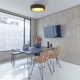 Murphie Single Light Polyester LED Flush Mount