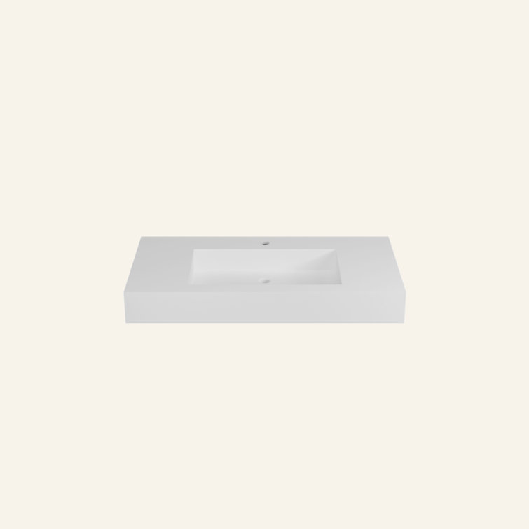 35"Solid Surface Basin