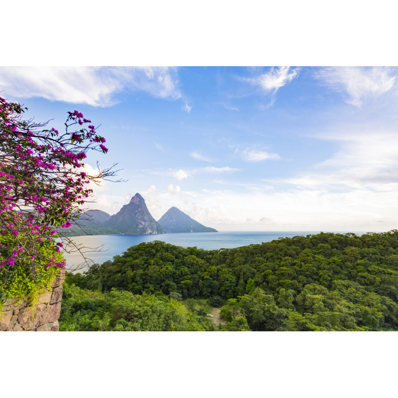 Pitons by Kenneth Taylor - Wrapped Canvas Print, 30cm H x 46cm W