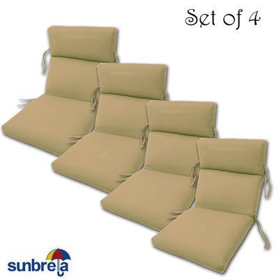 Indoor/Outdoor Sunbrella Chair Cushion by Highland Dunes