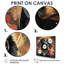 Portrait de teckel glamour - art mural chien-982248877-982248883