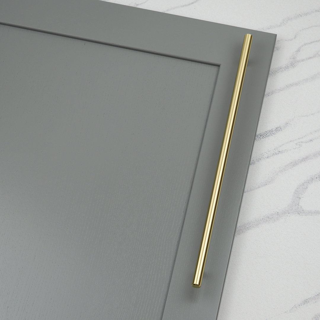 Brushed Brass Cabinet Handle Gold Bar Cupboard Door Drawer Pull