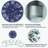 White Octopuses on Dark Blue - Patterned Wall Clock-613730510