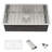 Undermount Kitchen Sink - 32"X18"X9" Stainless Steel 16 Gauge Deep Single Bowl Sinks