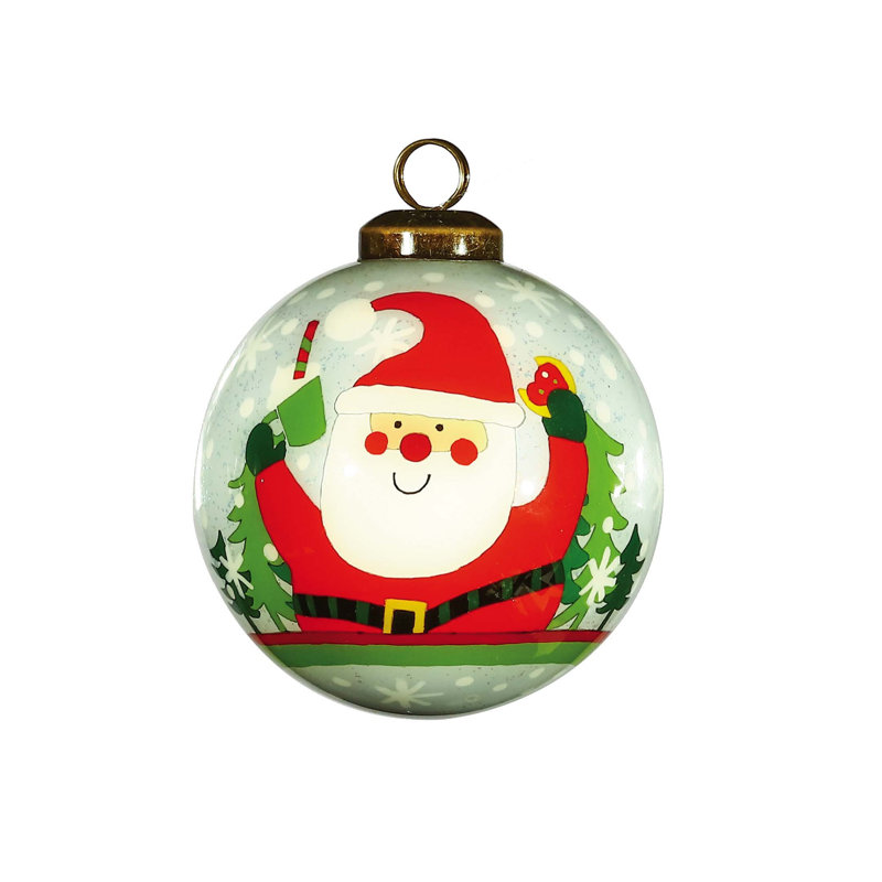 Ornement boule festive scintillante