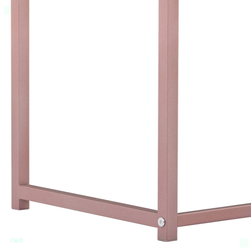 Console Kazuya 63,36 po, Marbre blanc, Rose